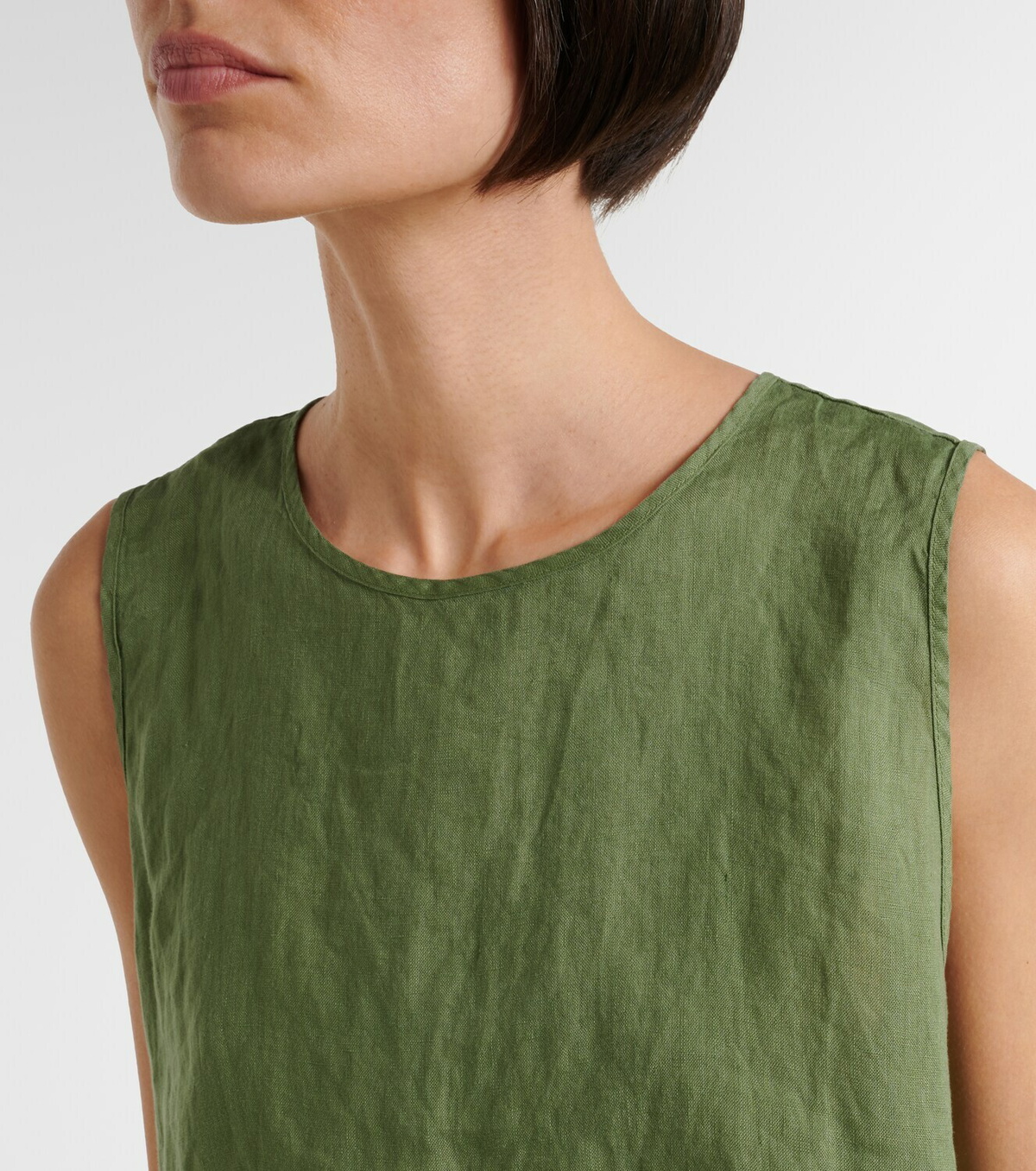 Velvet Maxine linen top