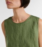 Velvet Maxine linen top