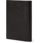 DOLCE & GABBANA - Logo-Appliquéd Pebble-Grain Leather Bifold Wallet - Black