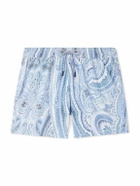 Etro - Roma Straight-Leg Mid-Length Paisley-Print Swim Shorts - Blue