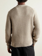 Theory - Vilare Ribbed Cable-Knit Sweater - Neutrals