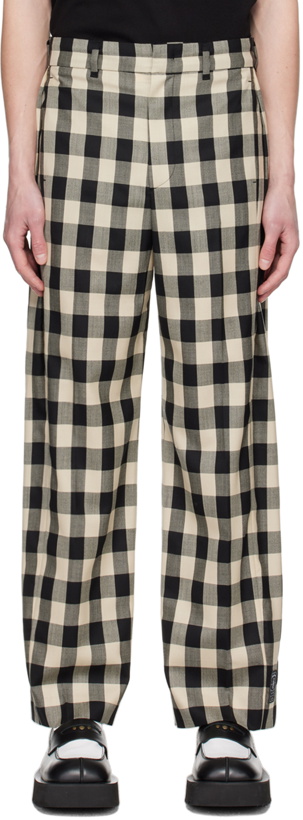 Photo: ADER error Black & Beige Aoker Trousers