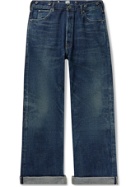 CHIMALA - Distressed Selvedge Denim Jeans - Blue - 28