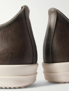 Rick Owens - Ramones Transparent-Leather Sneakers - Brown