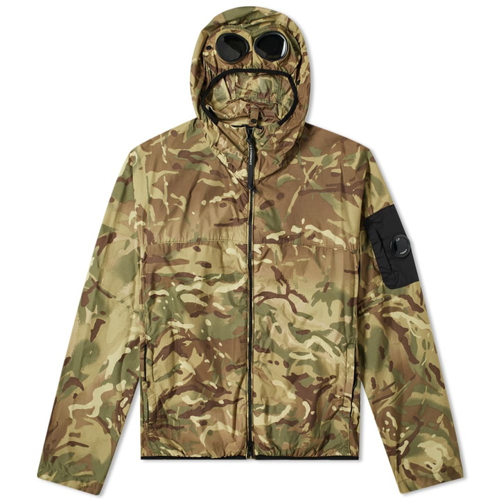 Photo: C.P. Company Camo Nylon Ripstop Hooded Goggle Jacket