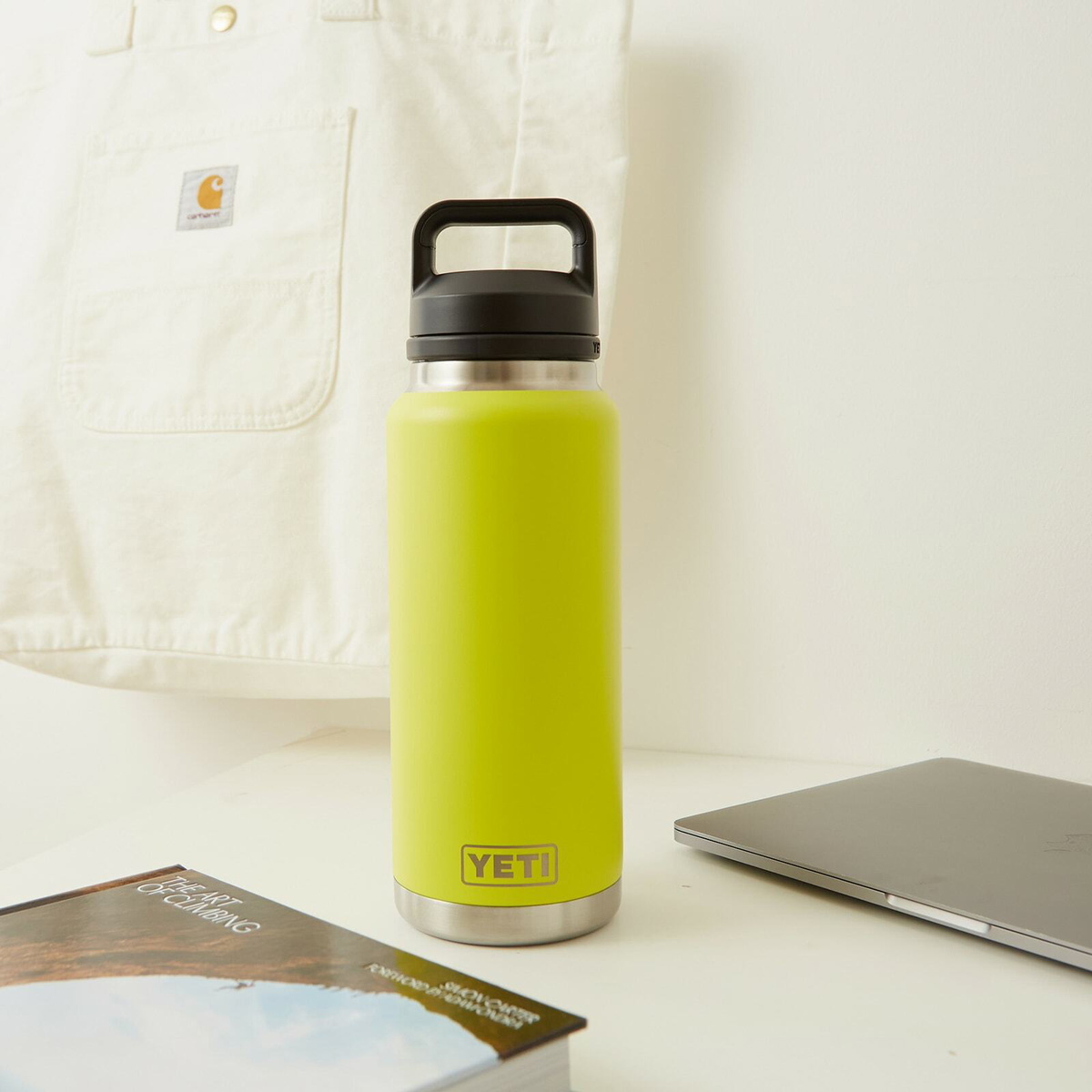 YETI 36oz Rambler Bottle in Fire Fly Yellow 