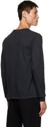 Noah Black Pocket Long Sleeve T-Shirt