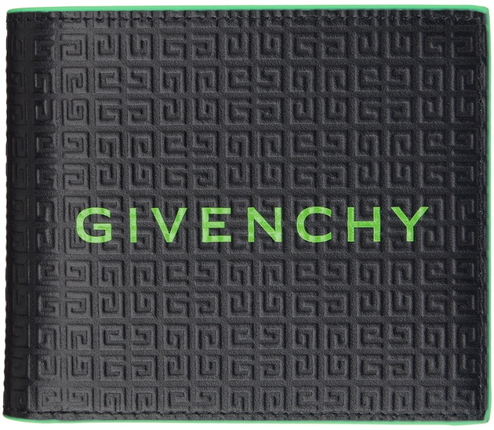 Photo: Givenchy Black & Green Micro 4G Wallet