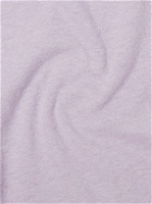 The Elder Statesman - Printed Cotton and Linen-Blend Jersey T-Shirt - Purple