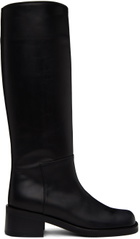 AMOMENTO Black Long Boots