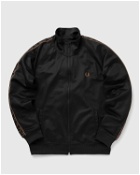 Fred Perry Contrast Tape Track Jacket Black - Mens - Track Jackets