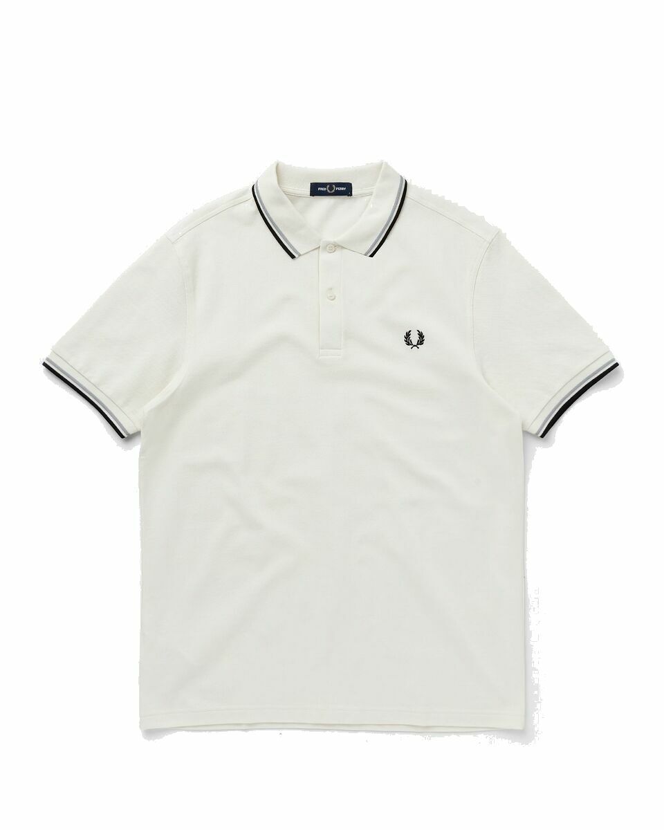 Photo: Fred Perry Twin Tipped Fred Perry Shirt Beige - Mens - Polos
