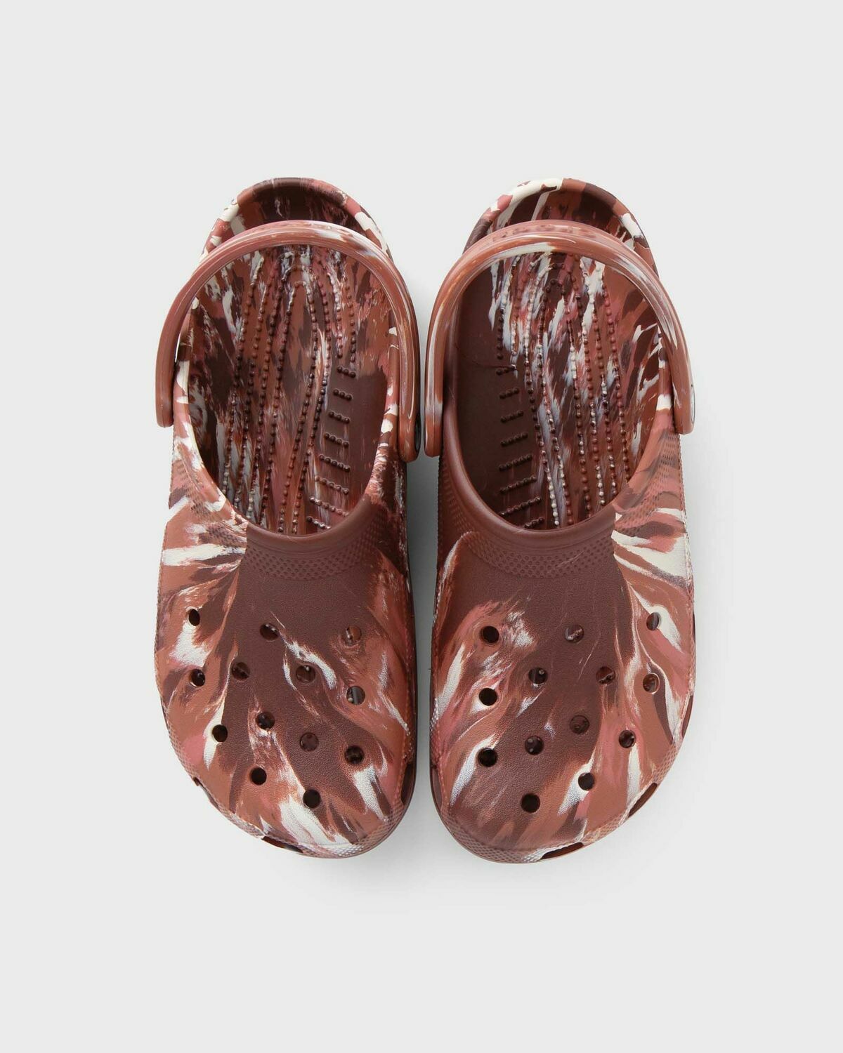 Crocs Classic Marbled Clog Brown Sandals & Slides