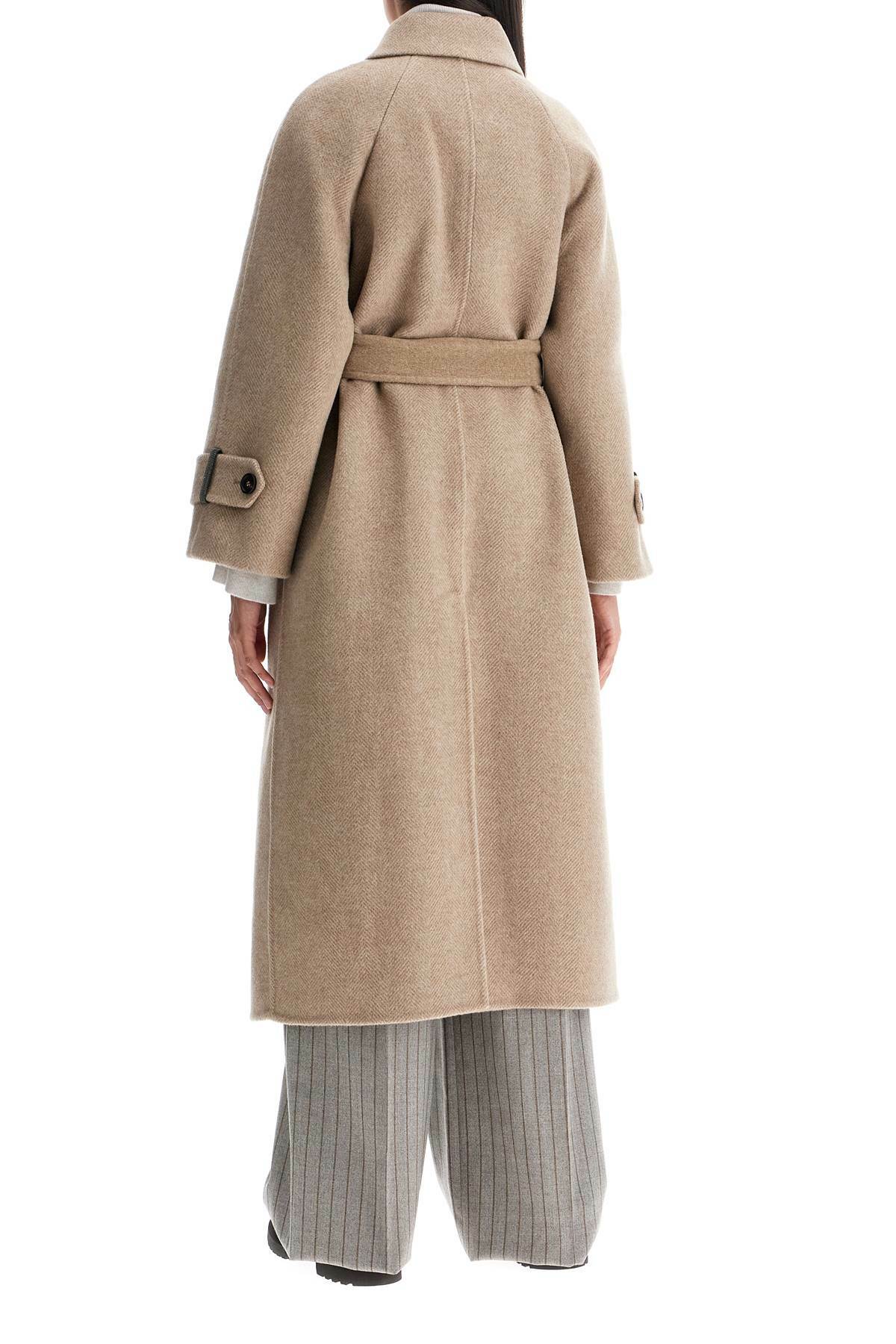 Brunello Cucinelli Multicolor Wool Coat
