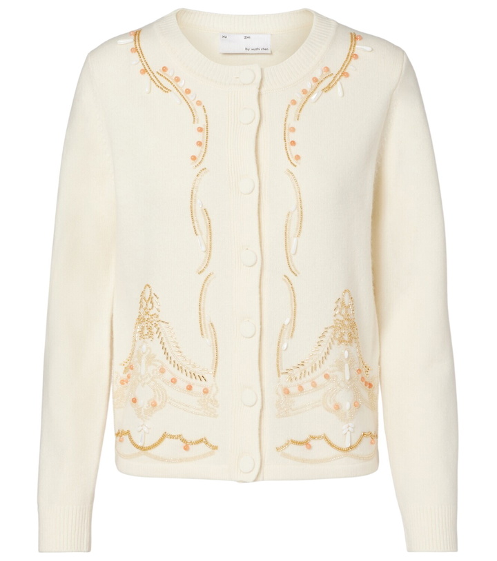 Photo: Xu Zhi Embellished wool cardigan
