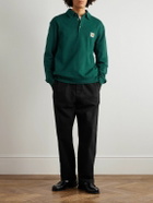 Carhartt WIP - Logo-Appliquéd Stretch-Cotton Jersey Polo Sweatshirt - Green