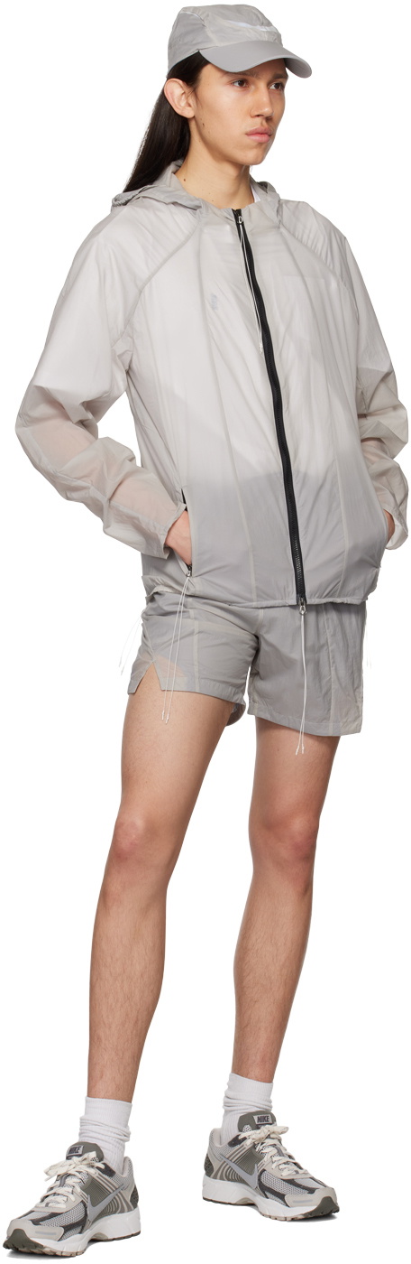 Saul Nash Gray Pleated Shorts