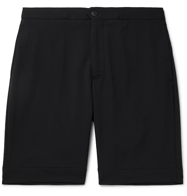 Photo: Incotex - Urban Traveller Slim-Fit Tech-Twill Shorts - Black