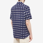 Wax London Men's Didcot Iggy Ikat Vacation Shirt in Navy