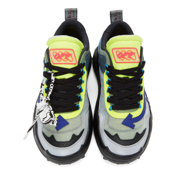 【Off White】ODSY 1000 BLACK PURPLE★関税送料込み Size 7 - Off-White ODSY-1000 Black Grey Fuchsia for sale