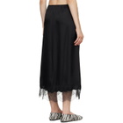 ANINE BING Black Shelby Midi Skirt