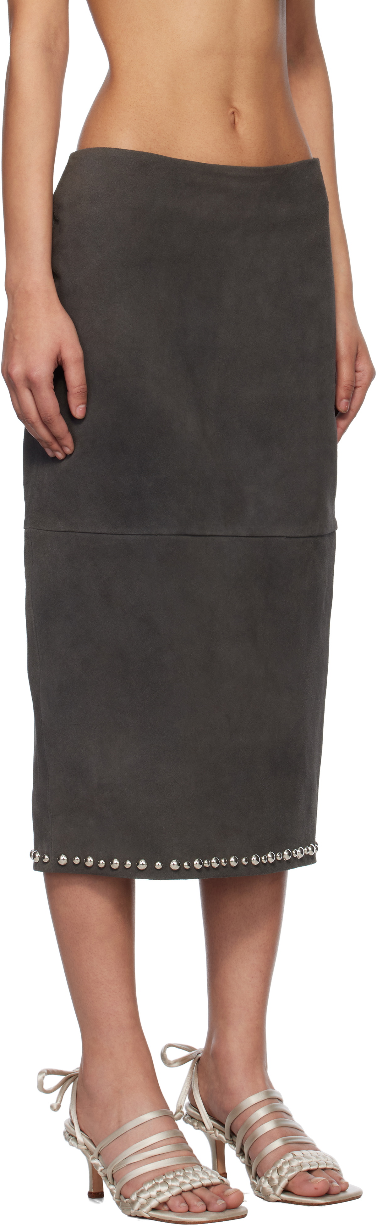 Gimaguas Gray Bella Maxi Skirt