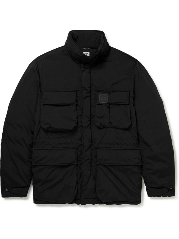 Photo: C.P. Company - Garment-Dyed Nycra-R Hooded Down Jacket - Black