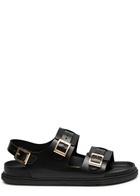 Birkenstock Cannes Leather Sandals Black