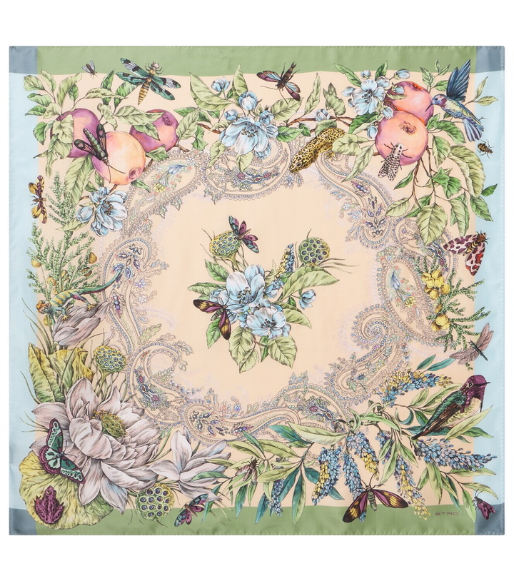 Photo: Etro Norma floral silk scarf