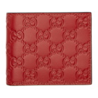 Gucci Red Gucci Signature Wallet