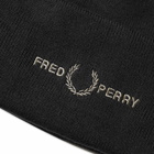 Fred Perry Authentic Men's Logo Beanie in Black