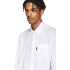 Versace White Logo Pocket Shirt