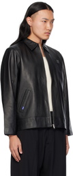 DEVÁ STATES Black Ragnatela Leather Jacket