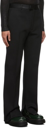 Bottega Veneta Black Heavy Wool Crêpe Trousers