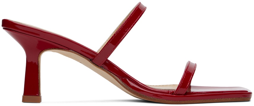 Photo: Aeyde Red Margo Heeled Sandals