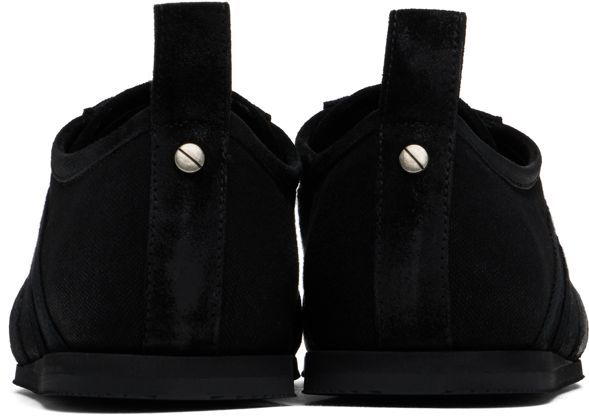 Ann Demeulemeester Black Siru Low-Top Boxing Sneakers