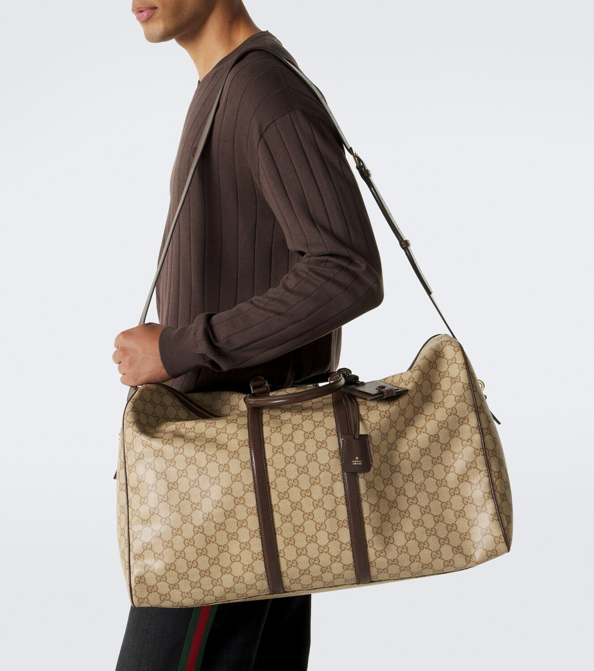 Gucci Gucci Essence Large GG canvas duffel bag