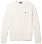 Polo Ralph Lauren - Cable-Knit Cotton Sweater - White