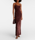 Veronica Beard Jolynn jacquard maxi dress