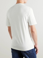 Brunello Cucinelli - Cotton and Silk-Blend Jersey T-Shirt - White
