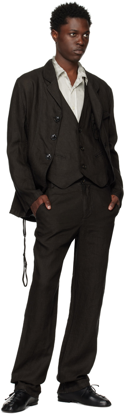Edward Cuming Black Notched Blazer