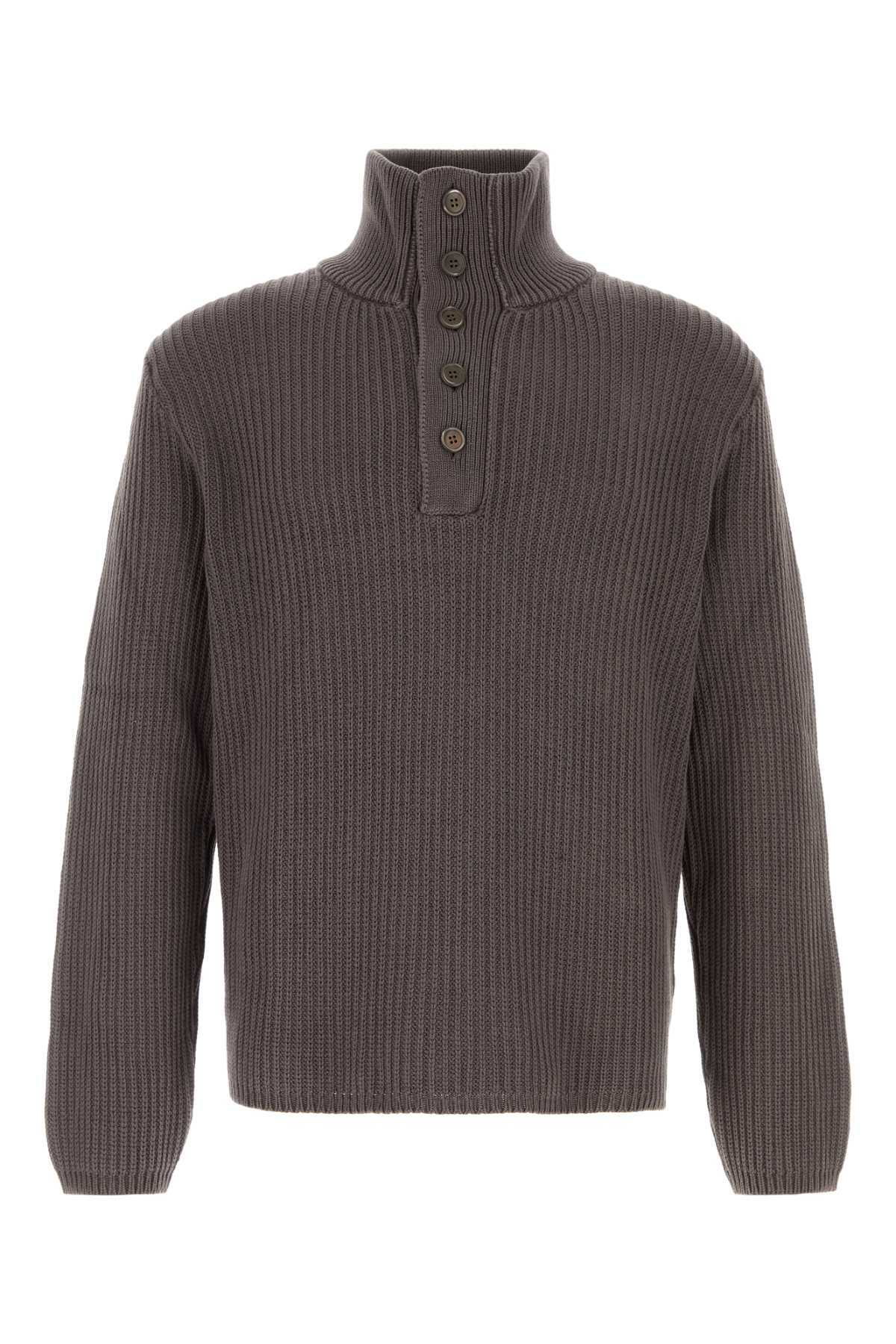 Our Legacy Men's Double Lock U Neck in Moor Green Crochet