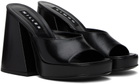 SIMONMILLER Black Slice Heeled Sandals