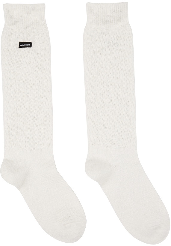 Photo: Undercoverism White Logo Socks