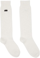 Undercoverism White Logo Socks