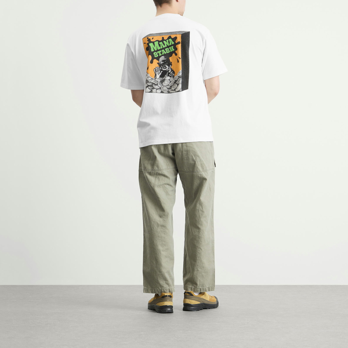 Manastash Men's Cereal Pumice T-Shirt in White