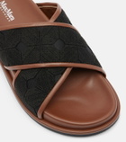 Max Mara Peonie embroidered slides