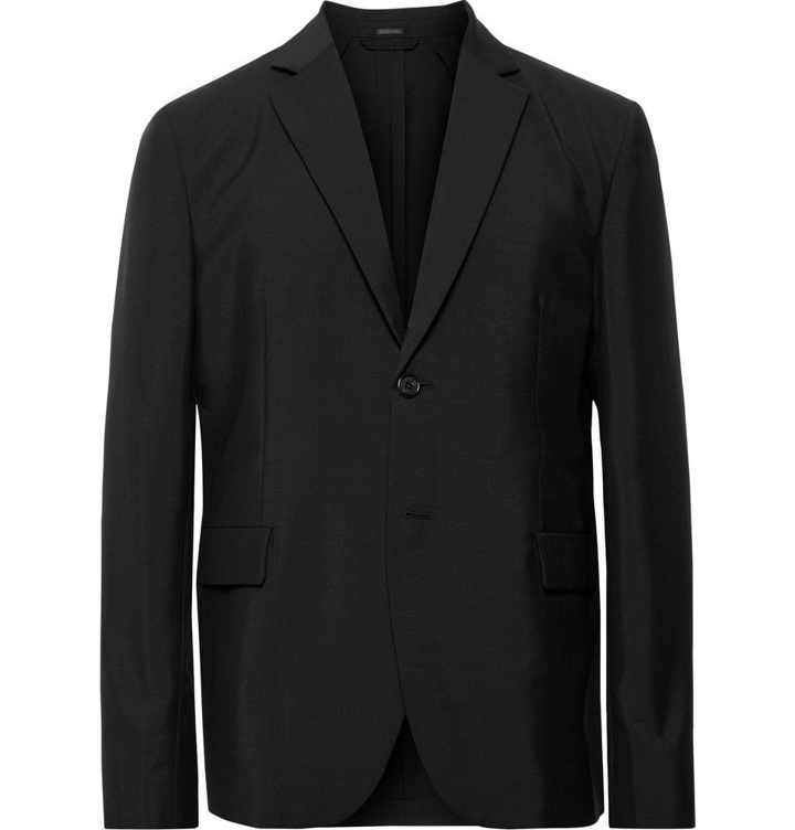 Photo: Acne Studios - Black Antibes Unstructured Wool and Mohair-Blend Blazer - Black