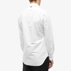 Thom Browne Men's 4 Bar Button Down Oxford Shirt in White