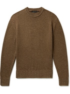 Loro Piana - Shorwell Silk, Cashmere and Linen-Blend Sweater - Brown